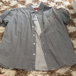 Vans Black and White Checkered Shirt